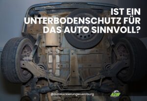 Autounterboden mit Schutz, Nutzen diskutiert.