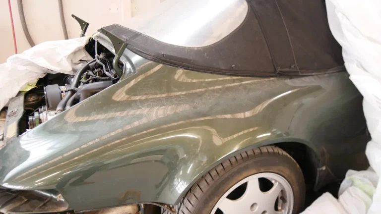 Porsche-Oldtimer Frontansicht nach der Restauration